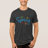 Celebrate Springtime Unisex Tri-Blend-Shirt Tri-Blend Shirt (Vorderseite)