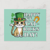 Celebrate St. Catrick's Day Feiertagspostkarte (Vorderseite)
