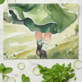  Celebrate St Patrick's Day Geschirrtuch (Gefaltet)