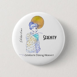 Celebrate Strong Women Collection - Serenity Button