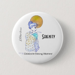 Celebrate Strong Women Collection - Serenity Button