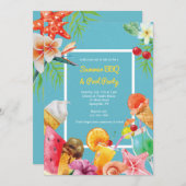 Celebrate Summer Invasion Einladung (Vorne/Hinten)
