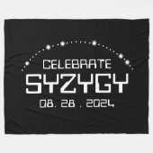 Celebrate Syzygy am 28. August 2024 Fleecedecke (Vorderseite (Horizontal))
