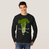 Celebrate the Celery Ironic Food Quote Vegetables T-Shirt (Vorne ganz)