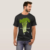 Celebrate the Celery Ironic Food Quote Vegetables T-Shirt (Vorne ganz)