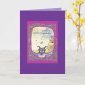 Celebrate the Full Moon with Us Karte (Gelbe Blume)