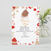 Celebrate the Magic of Christmas – You're Invited! Einladung (Stehend Vorderseite)