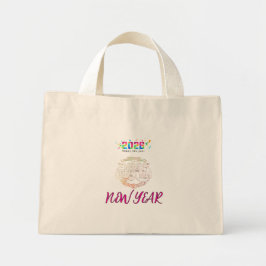 Celebrate the New Year in style with  Tote Bag Mini Stoffbeutel