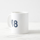 Celebrate The Nine One Eight Tulsa Oklahoma 918 Ar Kaffeetasse (Vorderseite Links)