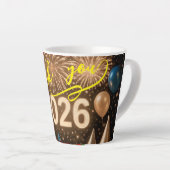 Celebrate the start of 2026 with gratitude milchtasse (Rechte Ecke)