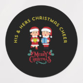 Celebrate togetherness this season with this adora etiketten (Design 1)