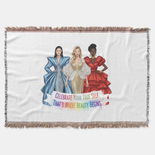 Celebrate True Self Sticker Decke (Vorderseite)