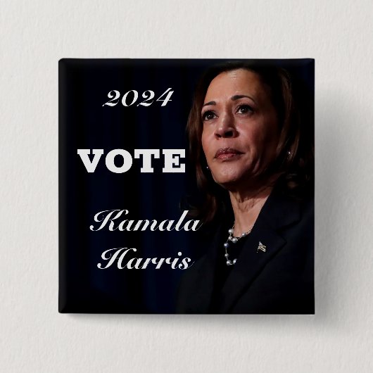 CELEBRATE UND ABSTIMMUNG FÜR KAMALA HARRIS BUTTON (Vorderseite)