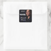 CELEBRATE UND ABSTIMMUNG FÜR KAMALA HARRIS QUADRATISCHER AUFKLEBER (Tasche)