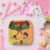 "Celebrate Unity: Eine fröhliche Kwanzaa-Ansammlun Pappteller (Party)