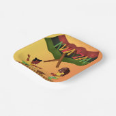 "Celebrate Unity: Eine fröhliche Kwanzaa-Ansammlun Pappteller (Gewinkelt)