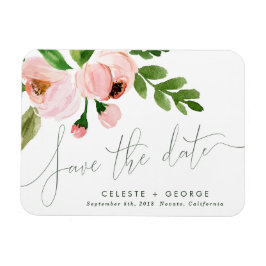 CELEBRATE WATERCOLOR SAVE THE DATE MAGNET