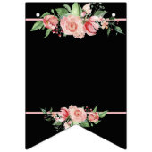CELEBRATE Wedding Banner mit rosa Rosen (Erste Fahne)