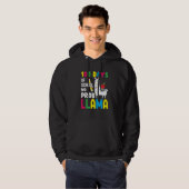 Celebrating 100 Days of School NoProb Llama Teache Hoodie (Vorne ganz)