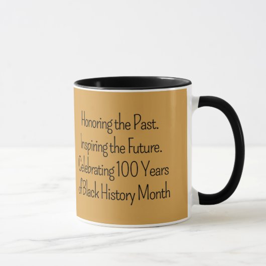 Celebrating 100 Years Custom Typography Tasse (Rechts)