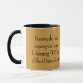 Celebrating 100 Years Custom Typography Tasse (Links)