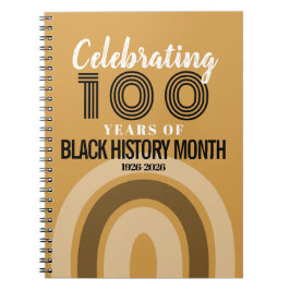 Celebrating 100 Years Of Black History Month Notizblock