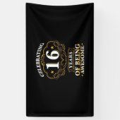 Celebrating 16 Years of Being Awesome Banner (Vertikal)