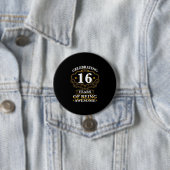 Celebrating 16 Years of Being Awesome Button (Beispiel)