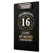 Celebrating 16 Years of Being Awesome Klemmbrett (Links)