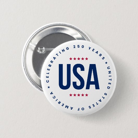 Celebrating 250 Years Button (Vorne & Hinten)
