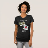 CELEBRATING BESTIES Custom Two Foto Friends T-Shirt (Vorne ganz)