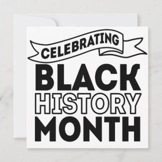 Celebrating Black History Month Einladung