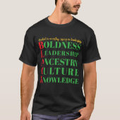 Celebrating Black History Month T-Shirt (Vorderseite)