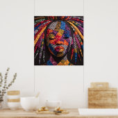 Celebrating Colorful Black Women Poster (Küche)
