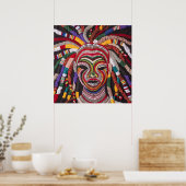 Celebrating Colorful Black Women Poster (Küche)