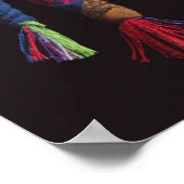 Celebrating Colorful Black Women Poster (Ecke)