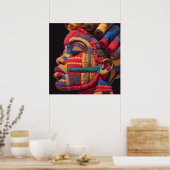 Celebrating Colorful Black Women Poster (Küche)