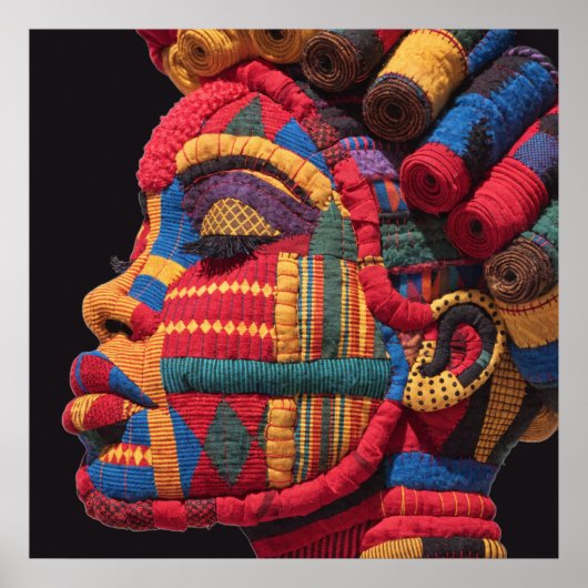 Celebrating Colorful Black Women Poster (Vorne)