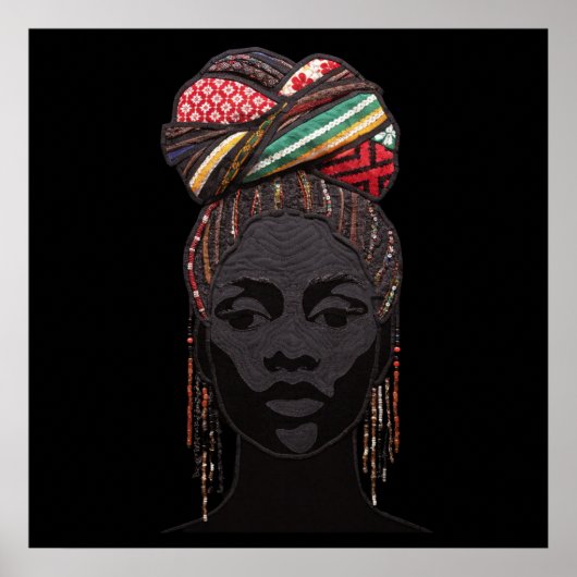 Celebrating Colorful Black Women Poster (Vorne)