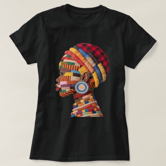 Celebrating Colorful Black Women T-Shirt (Design vorne)