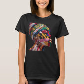 Celebrating Colorful Black Women T-Shirt (Vorderseite)