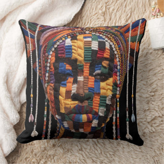 Celebrating Colorful Black Women Throw Pillow Kissen