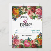 Celebrating Her Birthday  Einladung (Vorderseite)