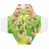 Celebrating Irish Football Fußball (Flach)