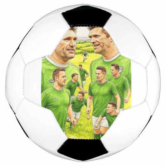 Celebrating Irish Football Fußball (Vorderseite)