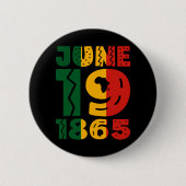 Celebrating Juneteenth Button (Vorderseite)