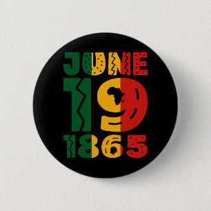 Celebrating Juneteenth Button