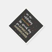 Celebrating Juneteenth Serviette (Ecke)