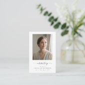 Celebrating Life Funeral Memorial Prayer Card Visitenkarte (Stehend Vorderseite)