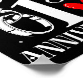 Celebrating Our 1st Wedding Anniversary 1 Year Of Poster (Ecke)